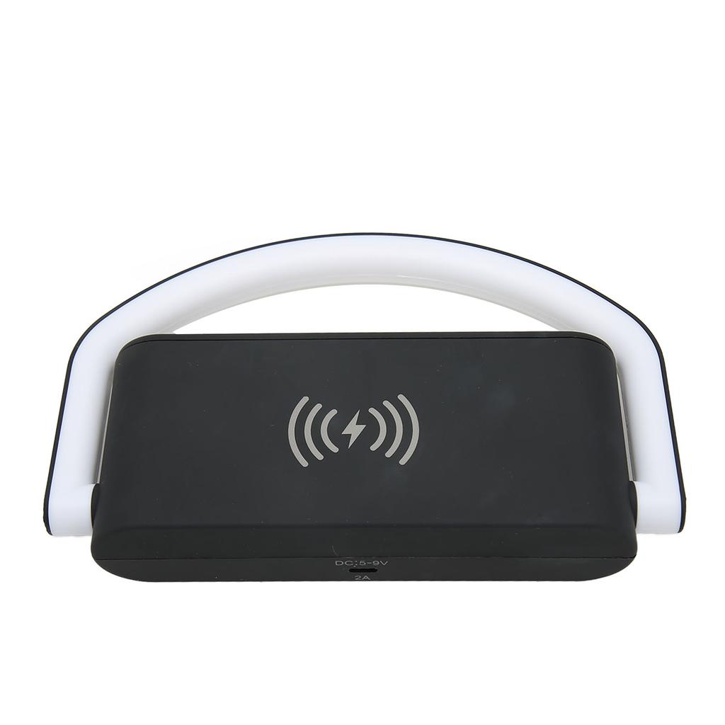 Wireless Charging Alarm Clock Two Levels Adjustment Night Light Multifunction Digital Alarm Clock