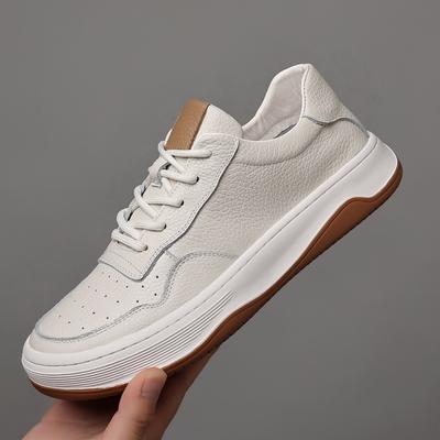 The First Layer of Cowhide Summer New Men's Casual Shoes Genuine Leather Sports Casual Board Shoes Men's Leather Shoes Men's Shoes