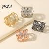 Delicate Butterfly Scarf Clasp Hollow-out Ring, Rhinestone Holder, Elegant Design Clip Slide Ring for Women Shirts Neckerchiefs Shawls Silk