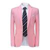 Wedding suit for groom - slim fit 2-piece solid color set