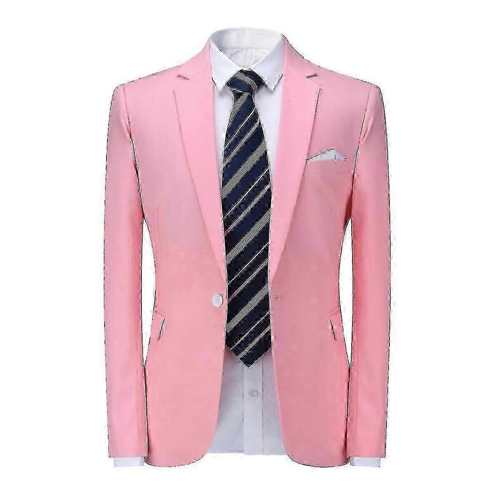 Wedding suit for groom - slim fit 2-piece solid color set