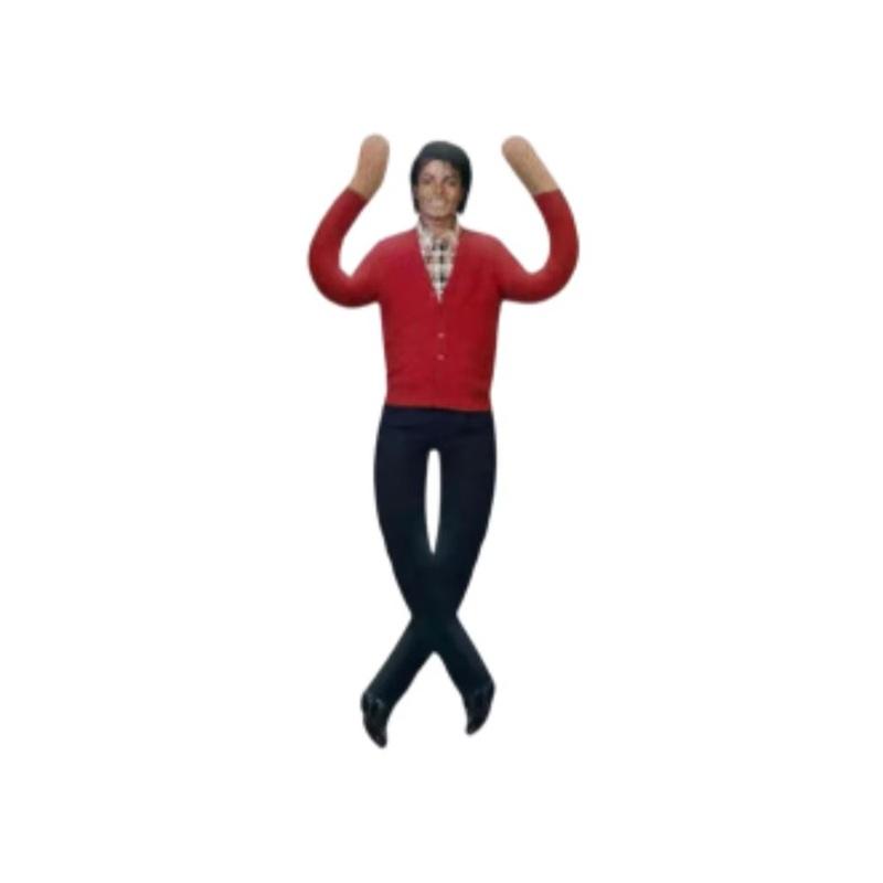 New Michael Jackson Cosplay Prop Doll Plush Stuffed Figure Doll Room Decoration Abstract Joint Mobility Props Gift