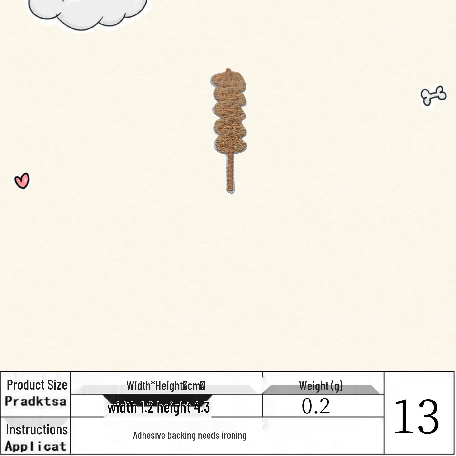 

Милая корейская мультяшная вышитая тканевая нашивка-аппликация для самостоятельного изготовления