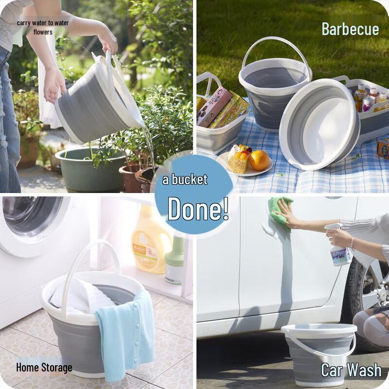 Portable Folding Multi-function Storage Bucket