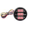 3 In 1 Instrument Sensor Kit Engine Coolant Temperature Oil Pressure Meter Battery Voltmeter for Car Boat 52mm Digital