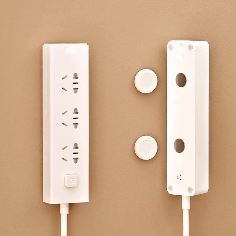 1 výkonný magnetický držák na stěnu, bílé magnetické háčky na nálepky na lednici Dálkové ovladače Domácí háčky