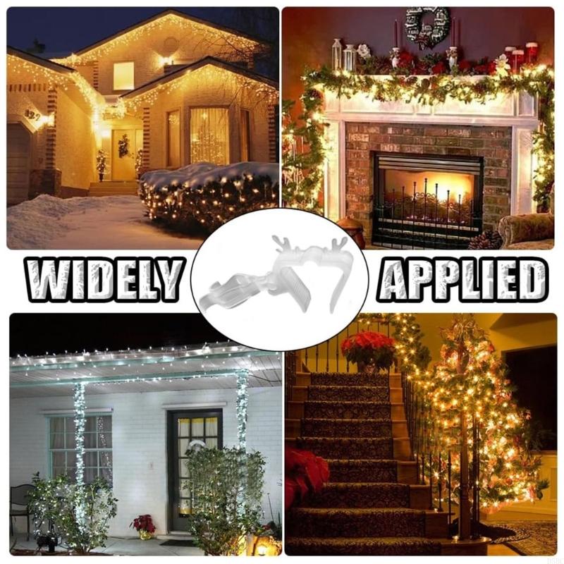 

Invisible Christmas Secure Clamps For Eaves And Partitions Holds Bulbs Safely Strong PRESENTATION Clamps Continuous Decoration China Mainland