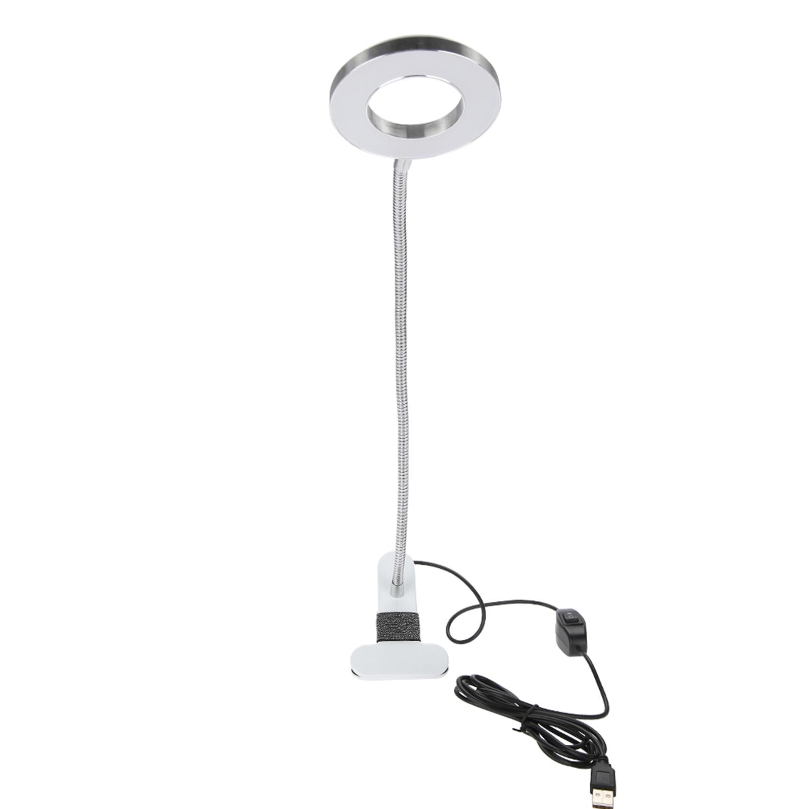

USB Makeup LED Lamp Beauty Table Lamp with Clamp Flexible Gooseneck Makeup Desk Light