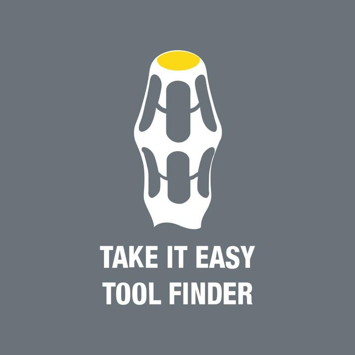 WERA Minus Stabilized Screwdriver Blade Size 8.0mm Shaft Length 24.5mm 008844 Green