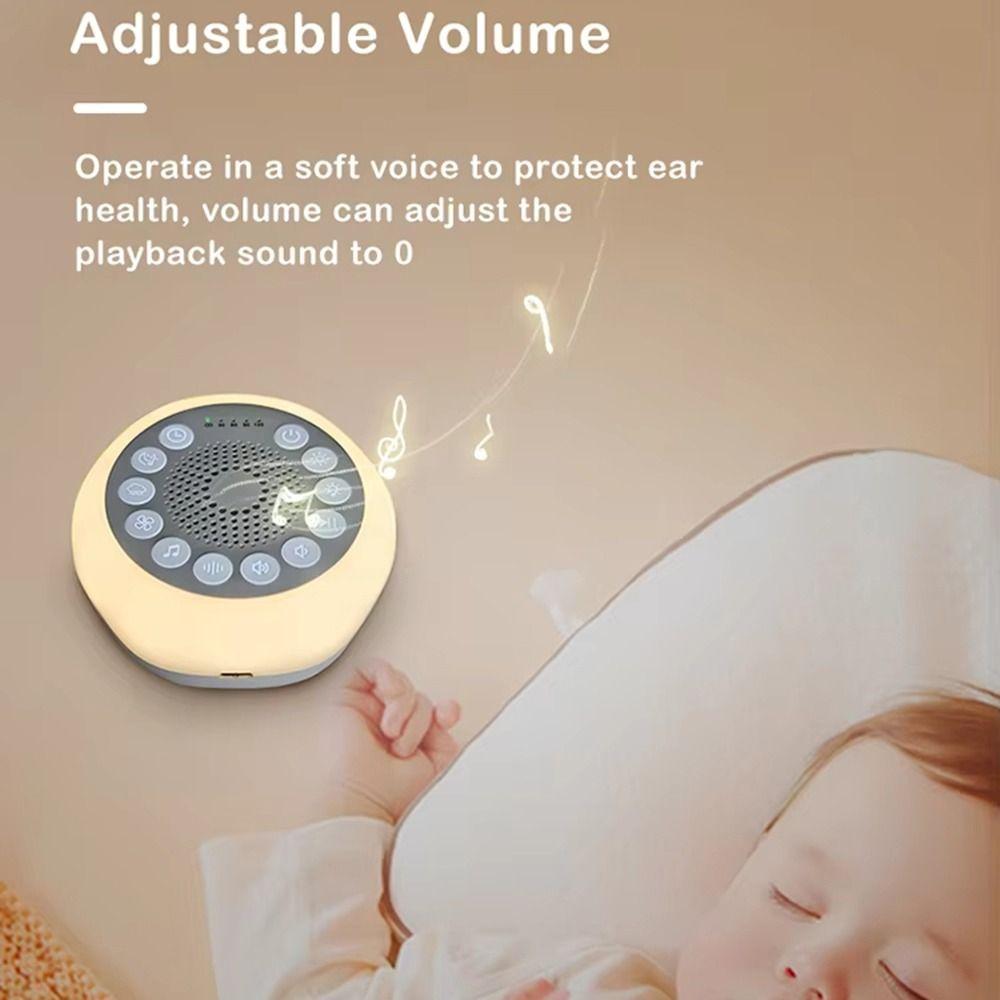 Rechargeable White Noise Machine Portable Sleep Sound Box Baby Sleep Soother Adult Sleep