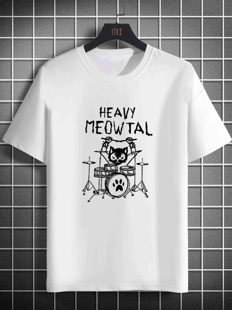 

Rock Music Lover Pattern design -100% cotton summer short sleeve O-neck casual printed men s T-shirt. - Men s Summer Cotton G... S разноцветный