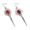 Vampire Bride Blood Red Gothic Earrings