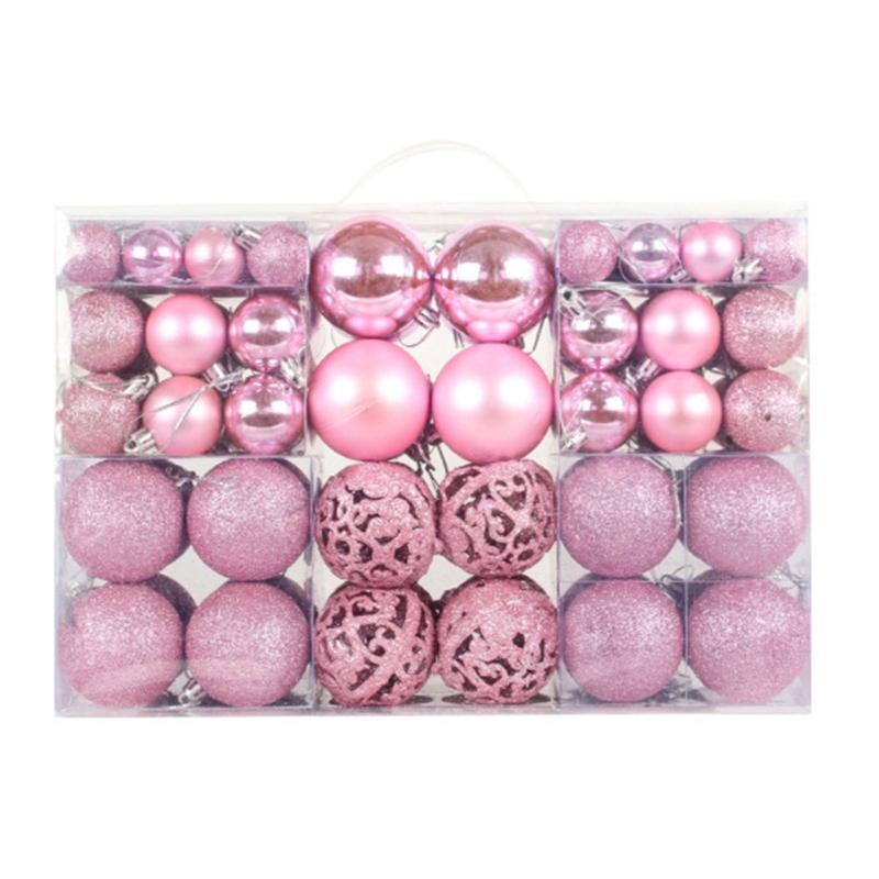 Colorful Christmas Ball Ornament 100pcs/box Christmas Holiday Festival Home