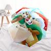 Christmas Chip 'n Dale Automatic 3-Fold Umbrella Design, Cute Cartoon Pattern, Portable Outdoor Umbrella, Perfect, Holiday Gift for Disney f