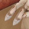 Women's Shoes 2025 New Shallow Women's High Heels Fashion Crystal Office and Career Sexy Pointed Toe Best Seller Heels Women