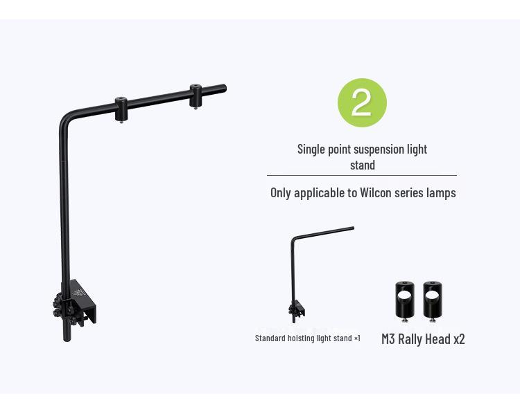 Willcon WeekAqua Single-Arm Pendant Light for Aquatic Plants and Aquariums