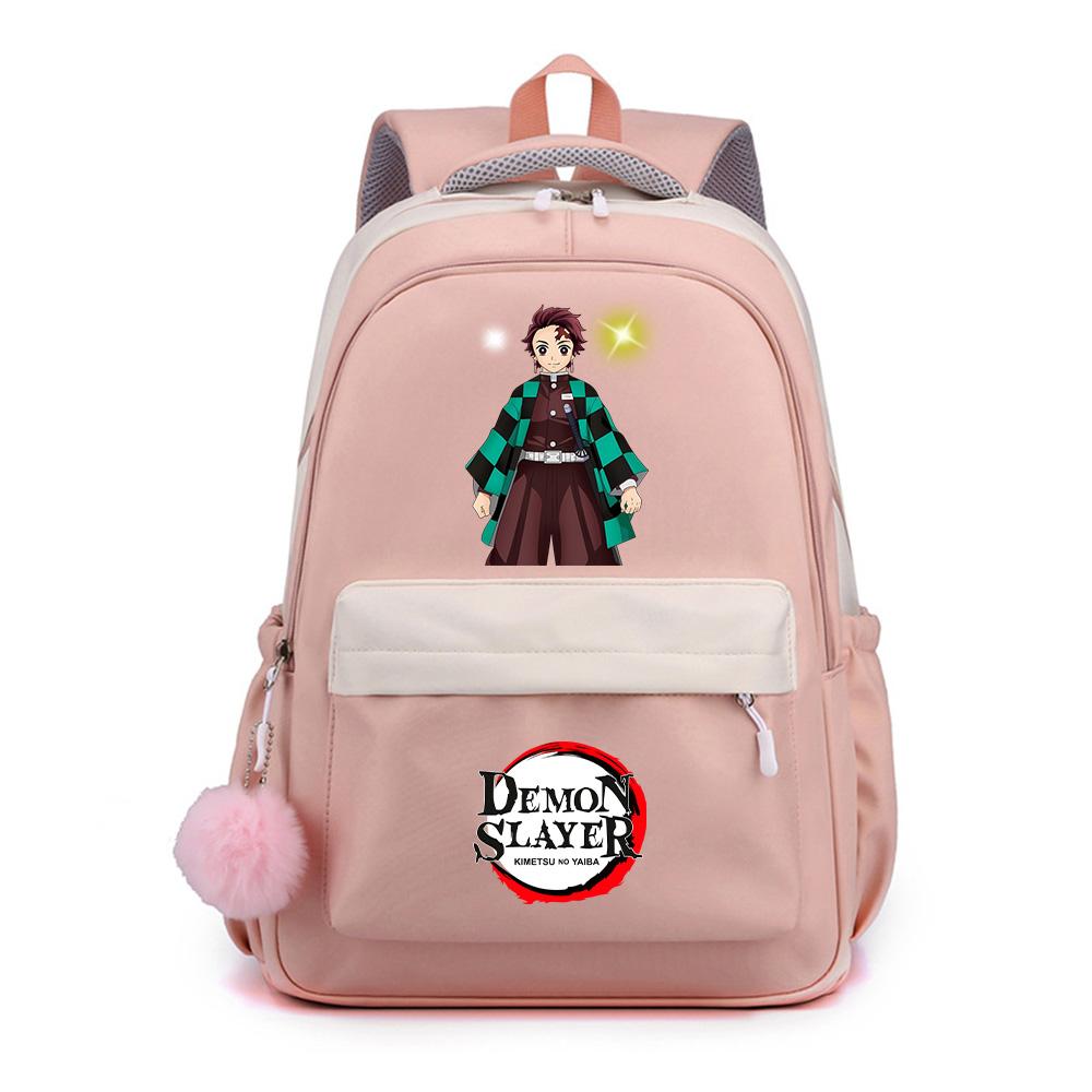 Anime Demon Slayer Printed Backpack for Teenger Student Girl Boy Schoolbag Bookbag Gift Women Large Capacity Waterproof Travel Bag Mochila