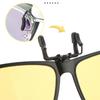 New Retro Clip-On Sunglasses TR90 Night Vision Driving Sunglasses with Sunshade Lens Stylish Eyewear