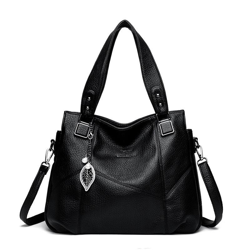 Medium mother bag new large-capacity women's handbag tote bag simple shoulder messenger bag