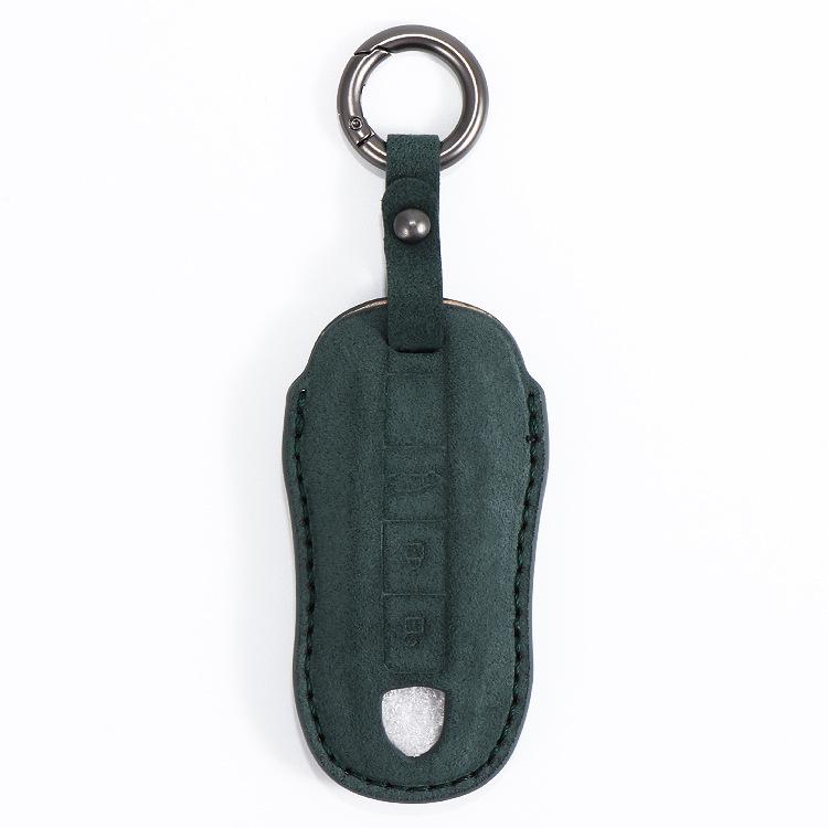 Porsche Key Case Protective Shell for Cayenne, Panamera, Macan, 911, 718 - Full Wrap High-End Buckle.
