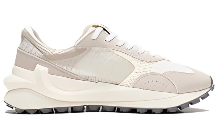 Li Ning Square Low Top Sports Casual Shoes Women's White Gray AGCS108-7