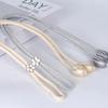 2Pcs Curtain Ties With Flower Buckles - Adjustable, No Drilling Cord Fixers For Elegant Home Decoration, Curtain Accessories