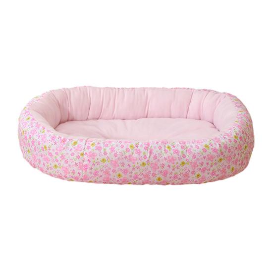 Calming Dog Bed Floral Orthopedic Cat Bed Breathable Washable Cozy Pet Bed for Small Medium Dogs And Cats