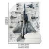 Ultra-Soft Fighter Jet Print Flannel Throw Blanket - Perfect For Couch Bed Travel And As A Gift
