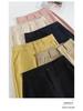 Women's Summer 2025 Cotton Slim-Fit High-Waisted Wide-Leg Cropped Pants