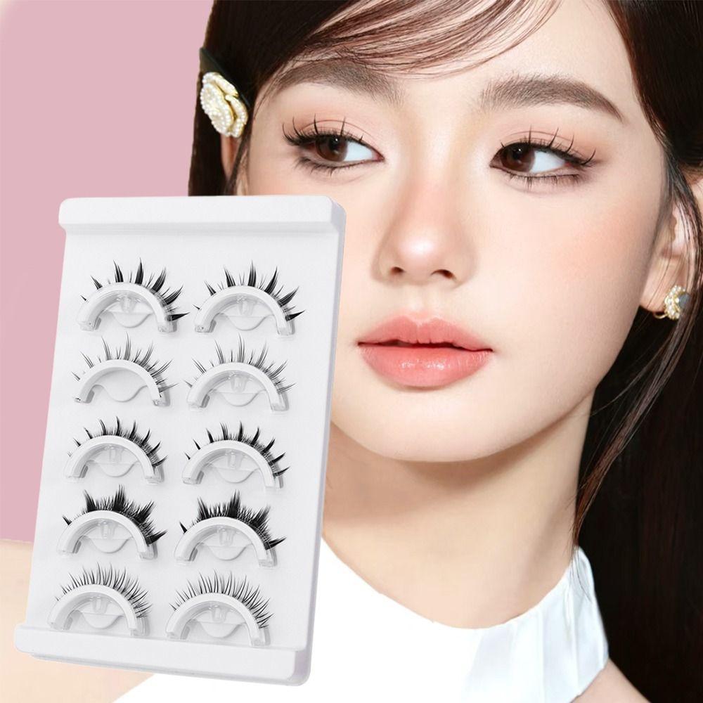 

5 Pairs Natural Look Natural Self Adhesive Eyelashes Pre Glued Lashes Eyelash Extension ZDMIX5-3