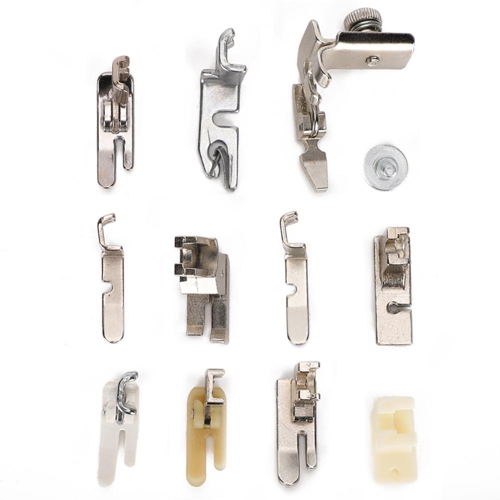 12pcs Universal Sewing Machine Kit Stainless Steel Professional Sewing Foot  Quilting Projects