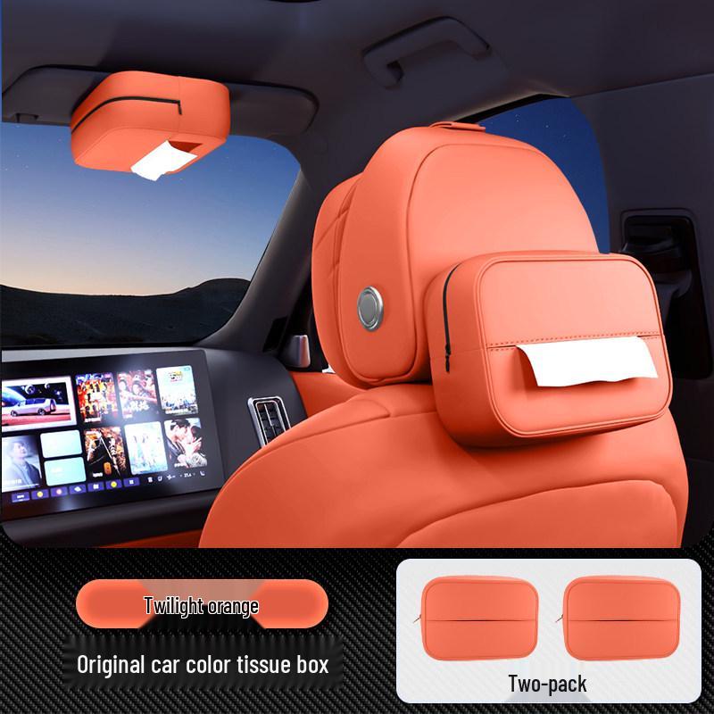 Equation Leopard Titanium Car Tissue Box - Compatible with Leopard 3/5/8/Titanium 7 Models, Seat Hanging Accessory.