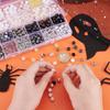 1box 576Pcs 24 Style Round Beads Jewelry Making Fiding Kit Mixed Color
