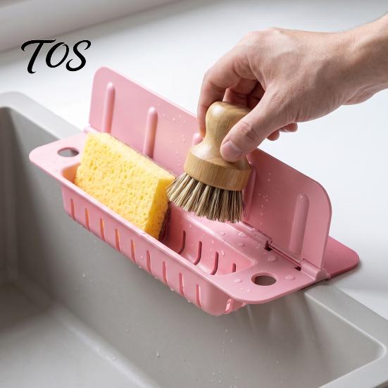 Kitchen Sink Accessories 2-In-1 Folding Splash Guard, with Drain Organizer, Suction Cups, Sponge Holder Drainage Non-slip Water Protector, Countertop