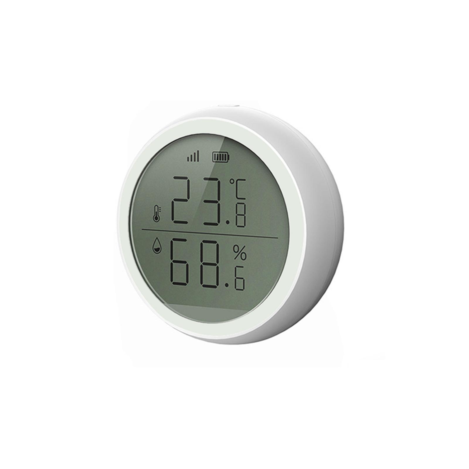 

Tuya Zigbee 3.0 Smart Temperature and Humidity Sensor Hygrometer Thermometer for Home Assistant Via Zigbee2mqtt 1 PCS