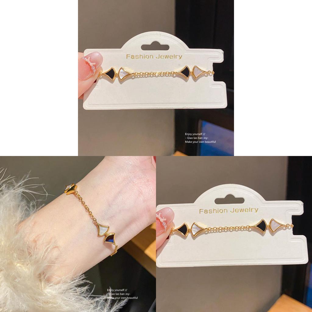 Fashion Geometric Shell Cuff Bracelet With Gold Plating For Women Jewelry Gift