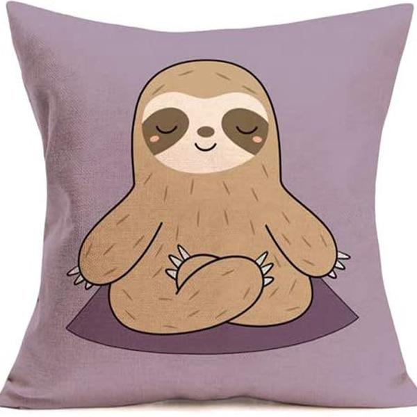 Nordic Cartoon Animal Pillow Cover Cute Printed Linen Pillow Home Ornament Sofa Car Premium Durable Quality Useful