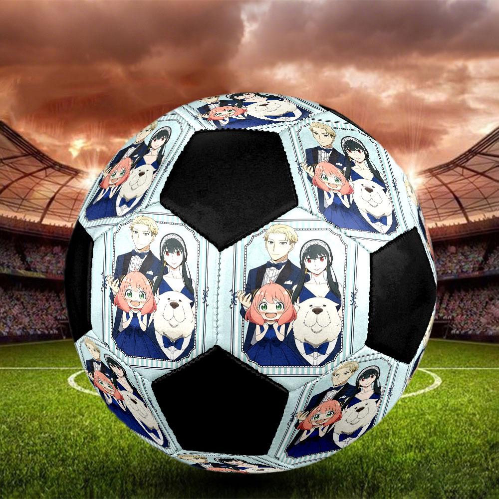1pc SPY FAMILY Soccer Ball Size 5 Indoor Soccer Ball Fashion Colorful Backyard Game - Great For Sports Fans Gift HE38
