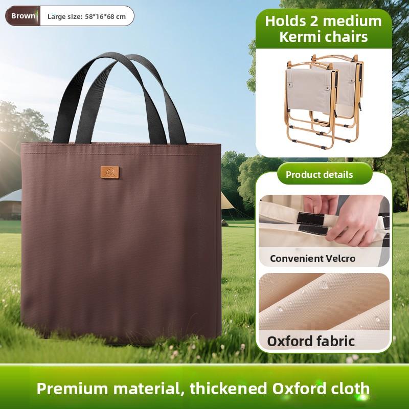 Kemite Outdoor Folding Chair Storage Bag Oxford Cloth Thickened Portable Handbag Large Capacity Camping Travel Organizer