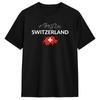 Switzerland Flag Hiking Holiday Switzerland Swiss Flag Pure Cotton T-Shirt For Men Beach T Shirts O-Neck Novelty Tee Shirt Tops
