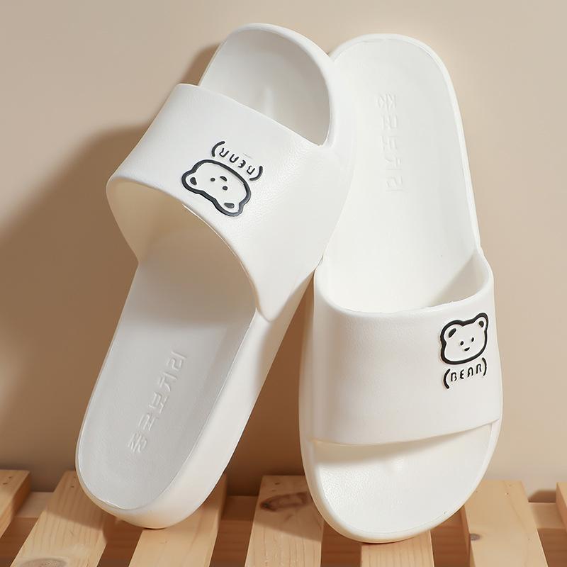 Home comfort summer slippers women and men go out home soft-soled dormitory dormitory non-slip thick-soled bathroom simple slippers women