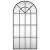VidaXL Wall Mirror Black 50x100 Cm Arch Iron 358626