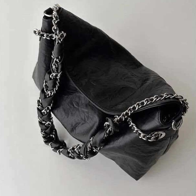 New Persalized Tote Bag Fried Dough Twists Chain Strap Retro Commuter Hand Grab Single Shoulder Crossbody Bag