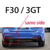 2Pcs 70mm Car Exhaust Muffler Tip Cover For BMW F30 2013-2018 E92 E90 3 Series GT 325i 328i Stainless Steel Accessories