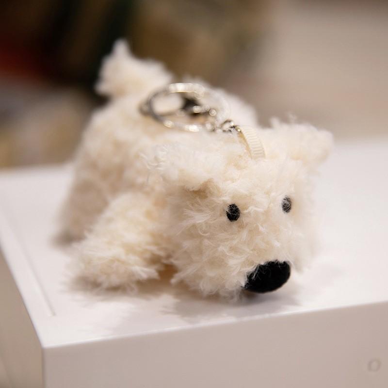 Penguin Cartoon Rabbit Football Shaped Plush Doll Pendant Keychain Birthday Gift