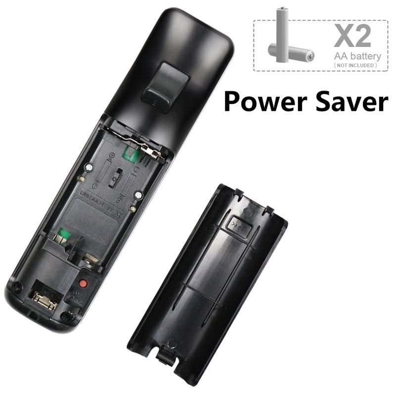 Neutral Style Wii Wireless Game Controller with Straight and Curved Handles and Built-in Accelerator