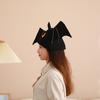Halloween noir chauve-souris couvre-chef mignon drôle dessin animé chapeaux en peluche chapeau Halloween Cosplay fête Costume accessoires vacances Selfie accessoires
