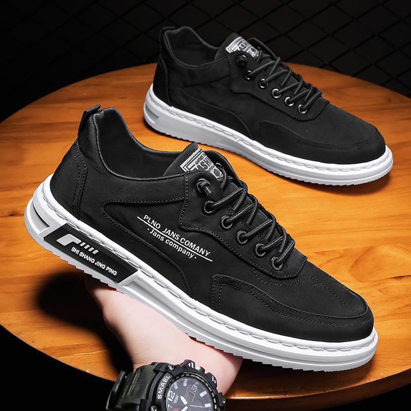 Zapatos vulcanizados para hombre, zapatillas planas, antideslizantes, resistentes al desgaste, transpirables, zapatos casuales de lona de moda clásica, zapatos de marca para hombres