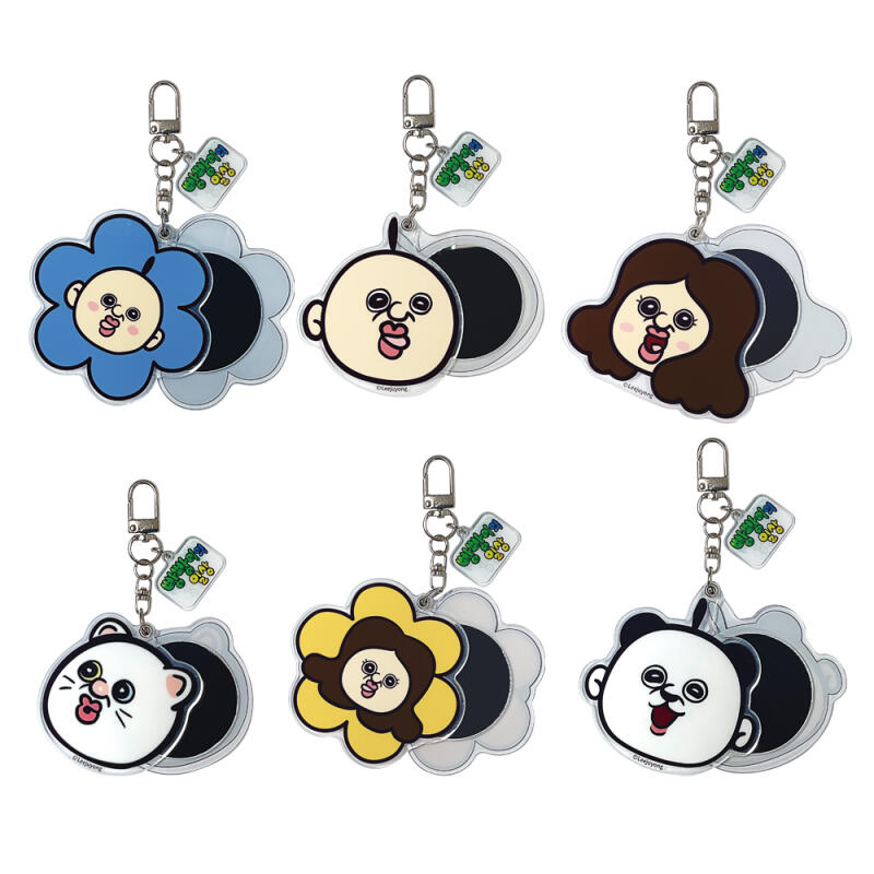 Bbangbbang s Daily Acrylic Mirror Keychain (6 types) Pungbbangi