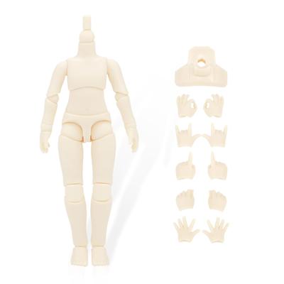 OB11 Doll Body 1/12 MJD Movable Doll Model Action Figure Normal Size Boy (Super White - 12cm)